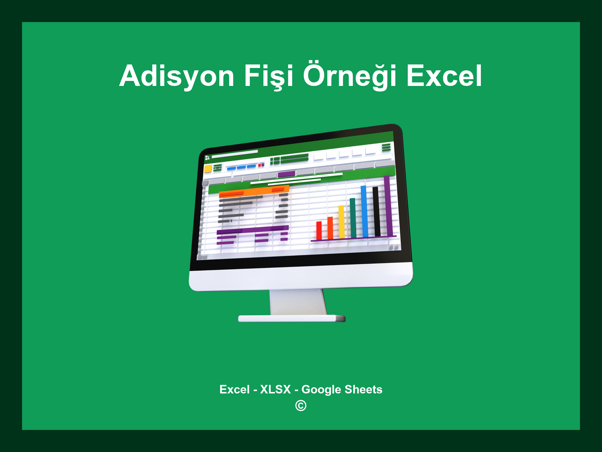 Adisyon Fişi Örneği Excel