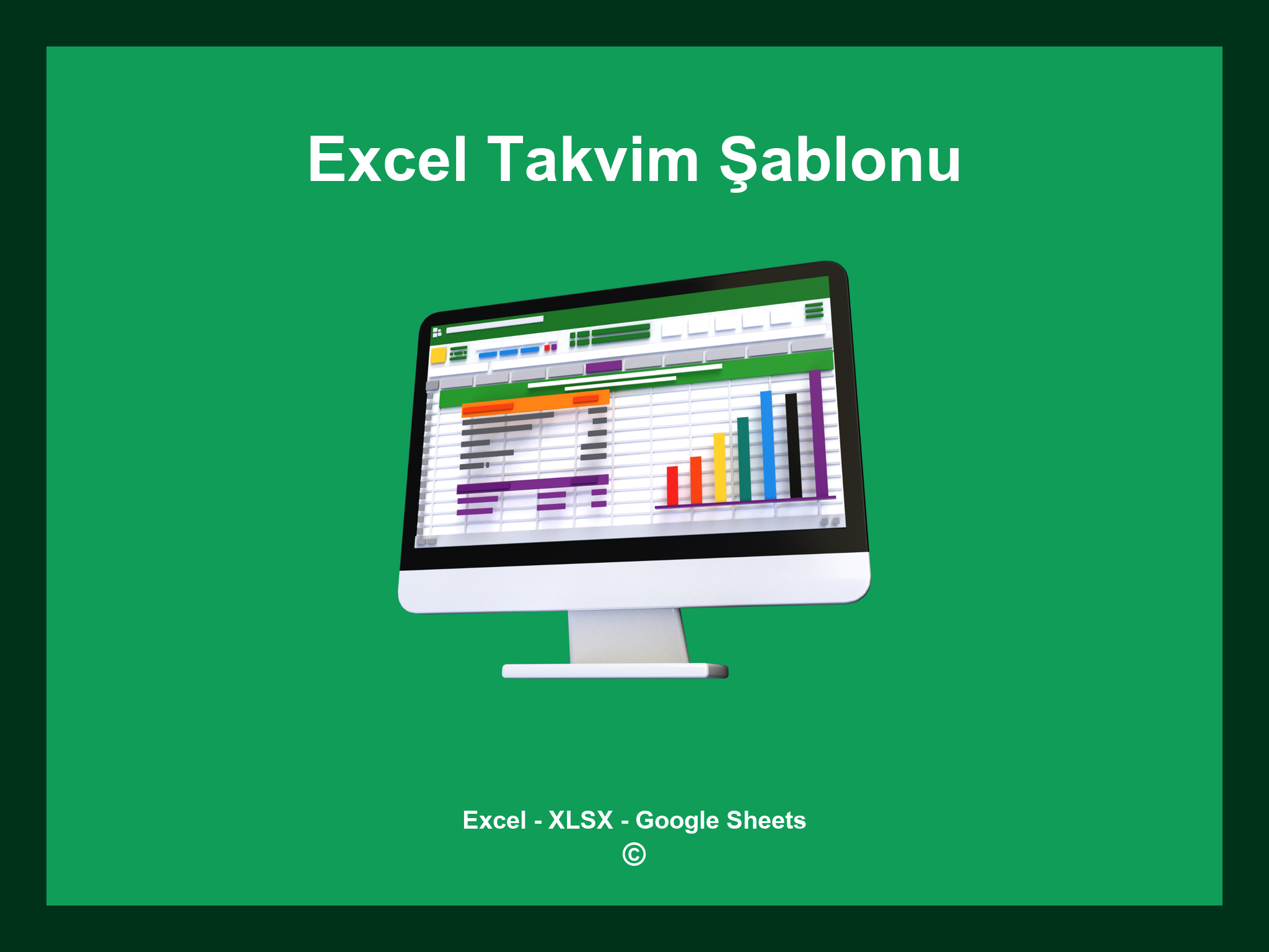 Excel Takvim Şablonu