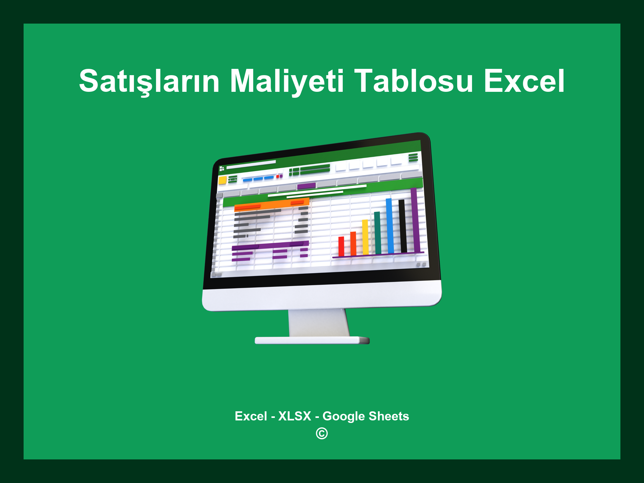 Satışların Maliyeti Tablosu Excel